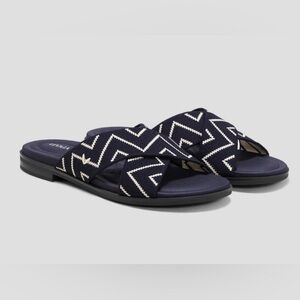 NEW VIVAIA Arch Pro Slide Paige Sandals Navy Size EU 38.5/US 8.5